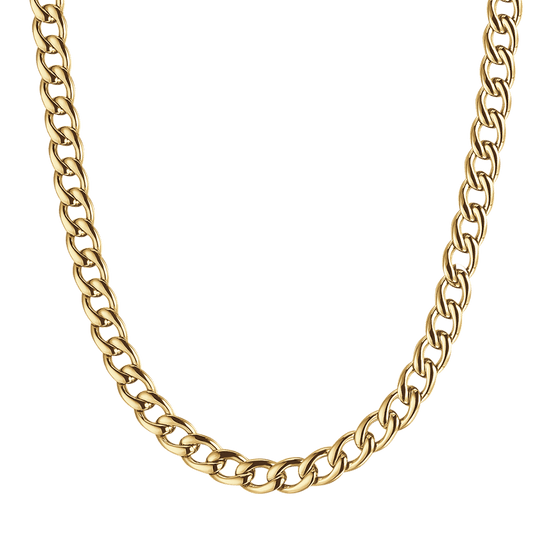 9MM GROUMETTE LINK STEEL MEN'S NECKLACE