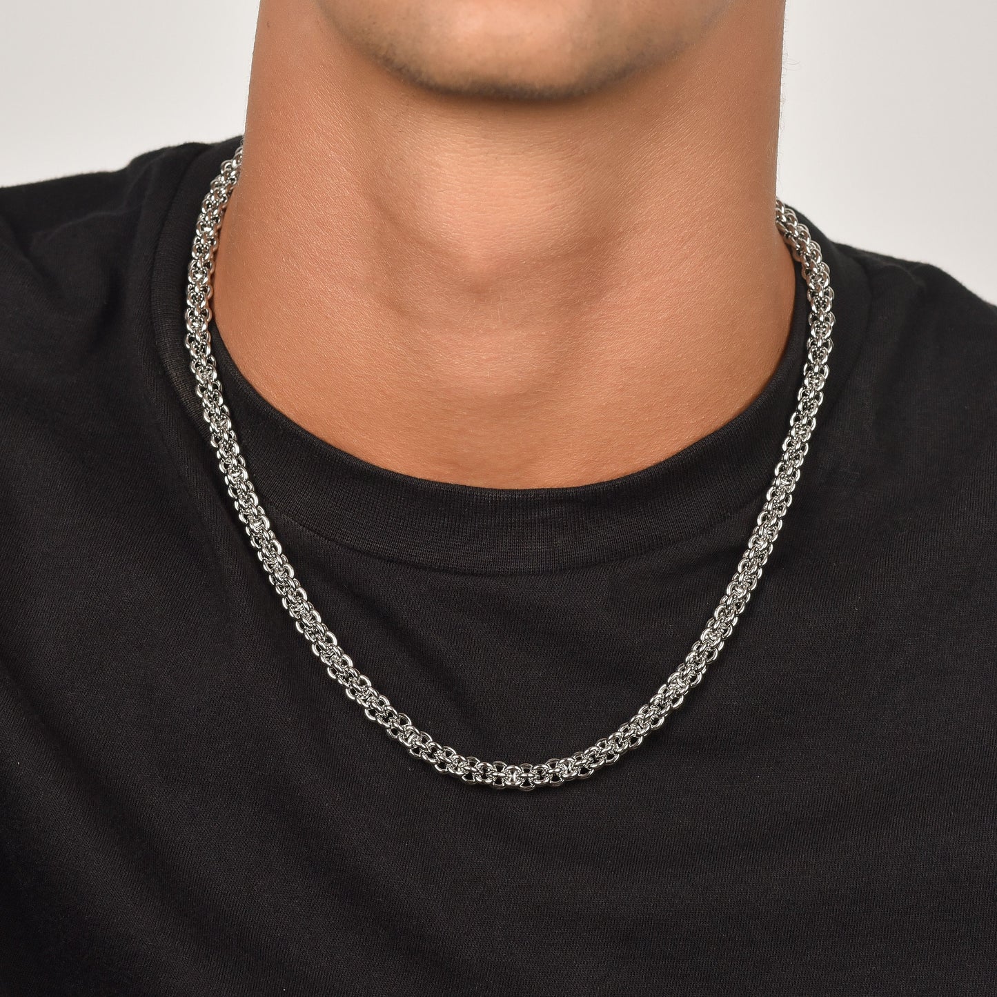 MAN'S NECKLACE IN STEEL Luca Barra