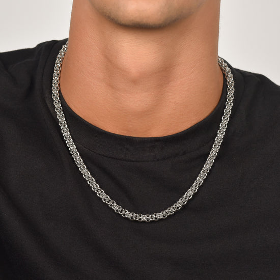 STEEL MEN'S NECKLACE