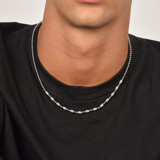 STEEL MEN'S NECKLACE