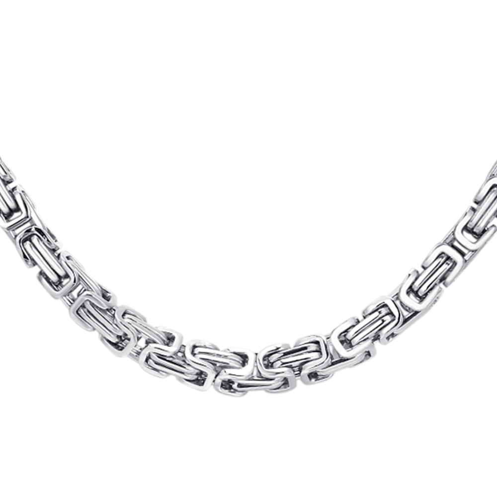 STEEL MEN'S NECKLACE IP ROSE ELEMENT