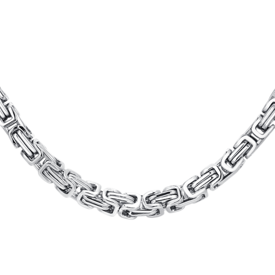 STEEL MEN'S NECKLACE IP ROSE ELEMENT