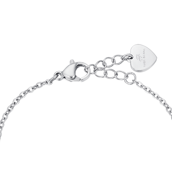 BABY BRACELET IN STEEL WITH FLOWERS Luca Barra