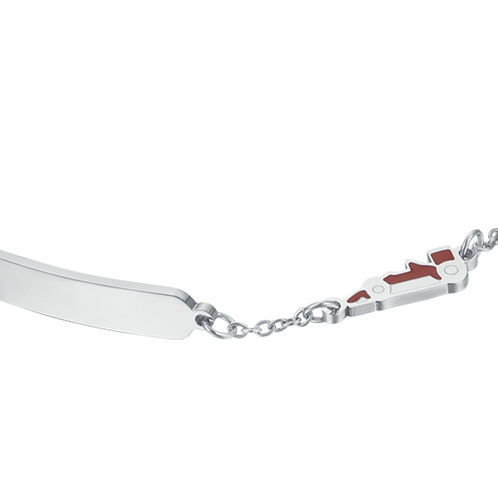 STEEL BABY BRACELET WITH MACHINE