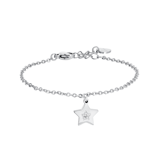 GIRL STEEL BRACELET WITH STAR