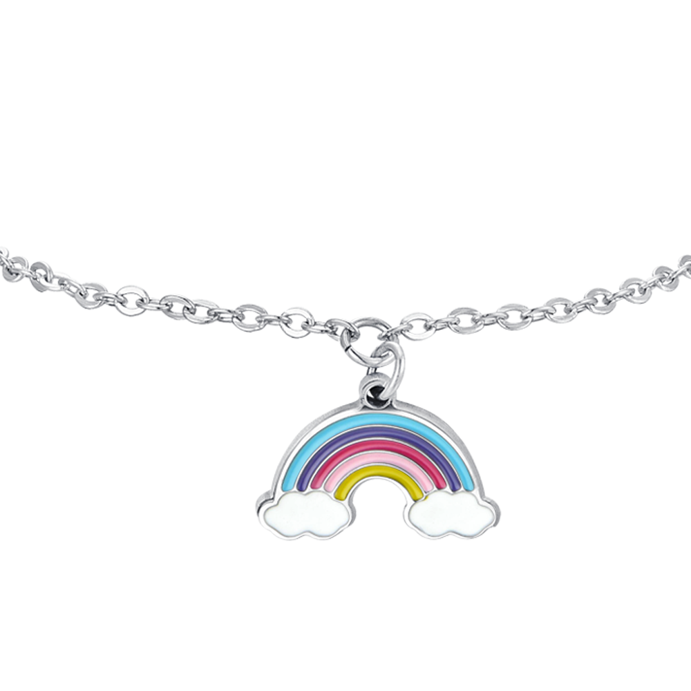 RAINBOW STEEL GIRL BRACELET