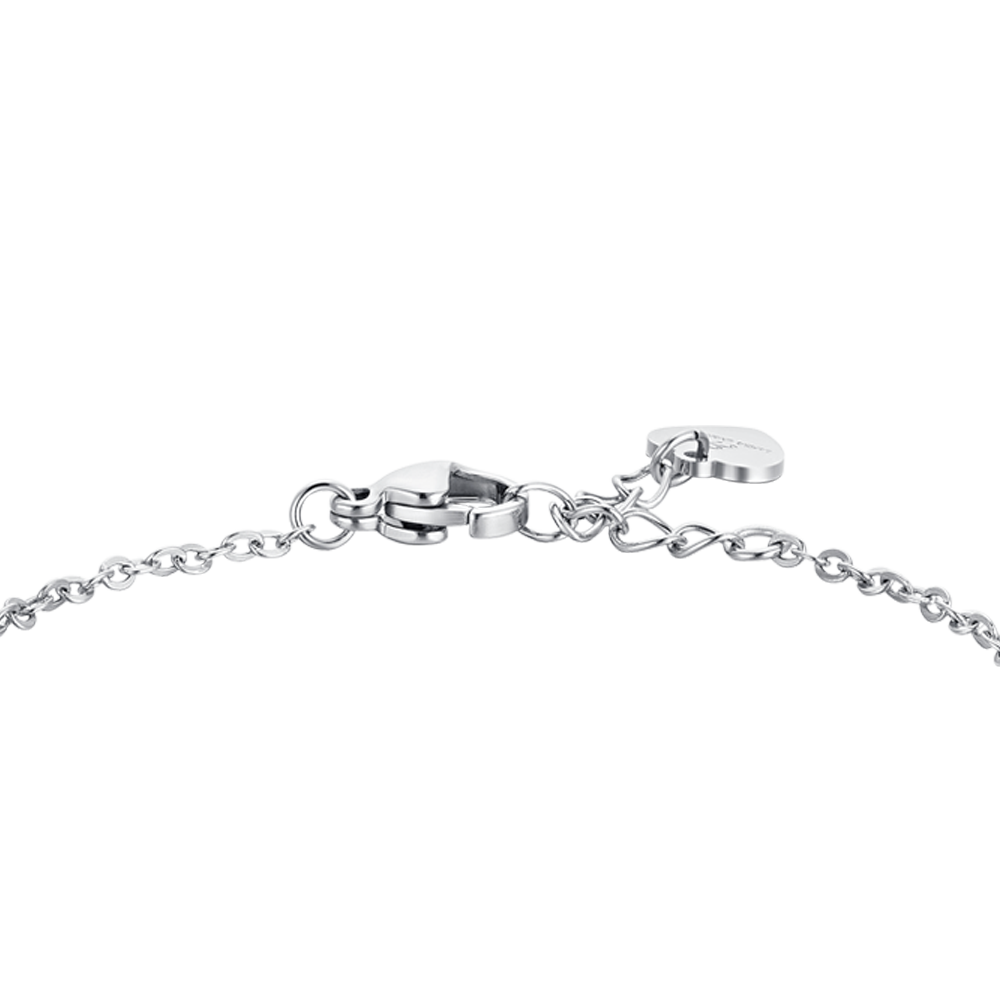 STEEL GIRL BRACELET WITH BUTTERFLIES