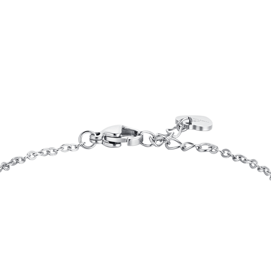 STEEL GIRL BRACELET WITH BUTTERFLIES