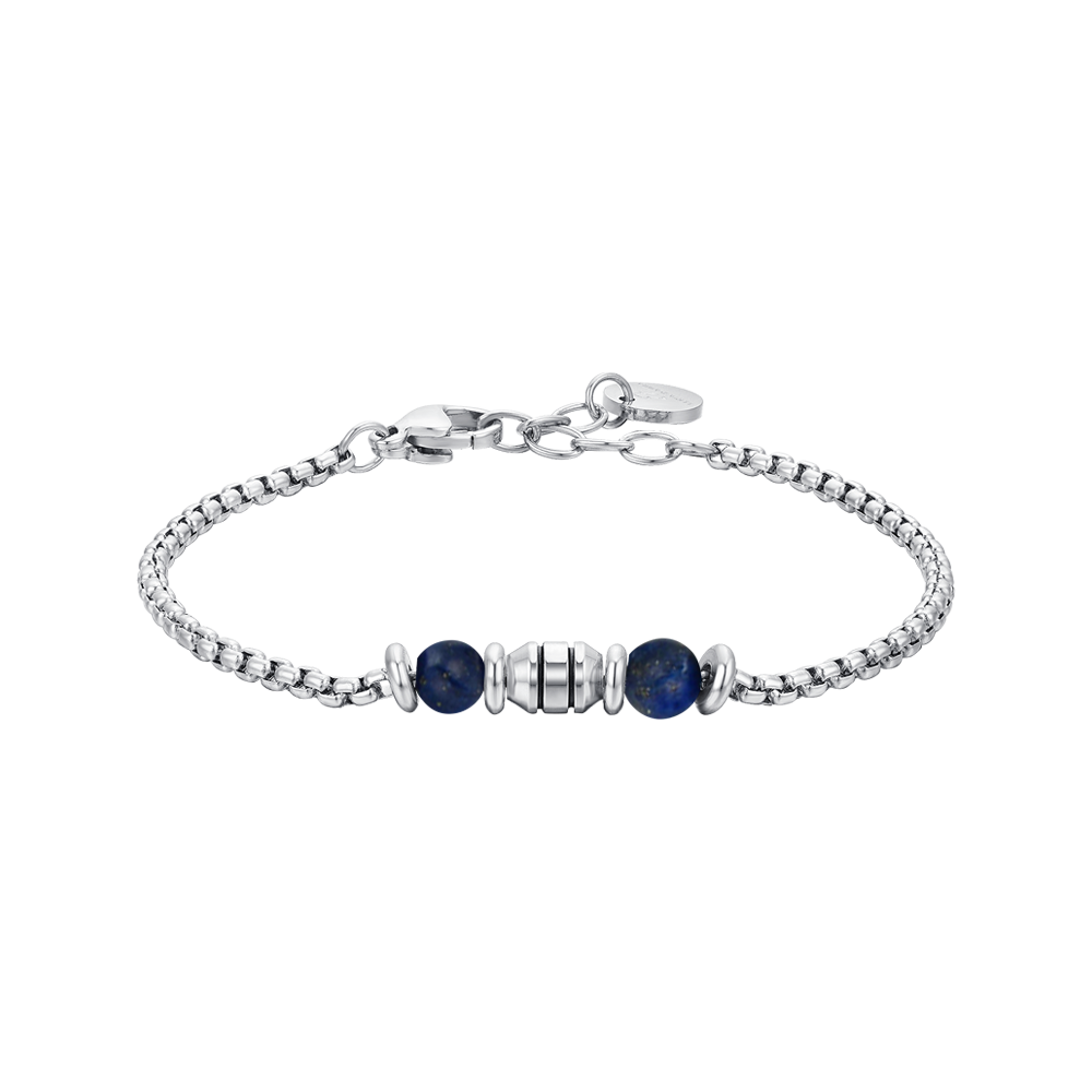 STEEL BLUE STONES BABY BRACELET