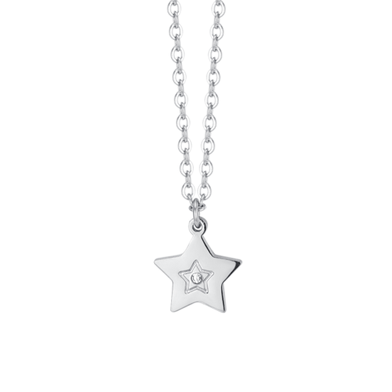 STEEL GIRL NECKLACE WITH STAR