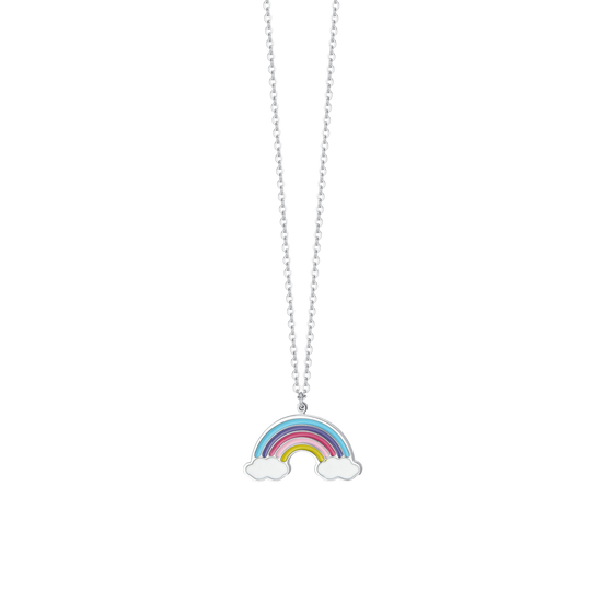 RAINBOW STEEL GIRL NECKLACE