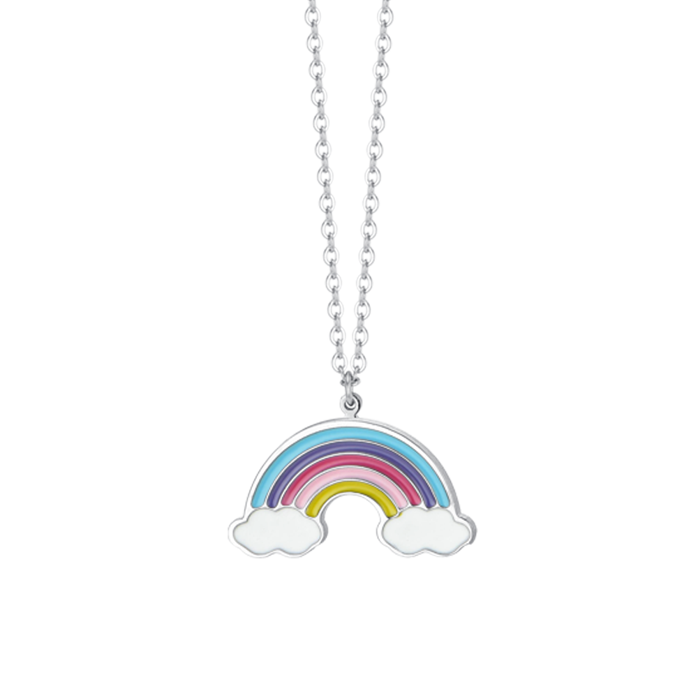 RAINBOW STEEL GIRL NECKLACE