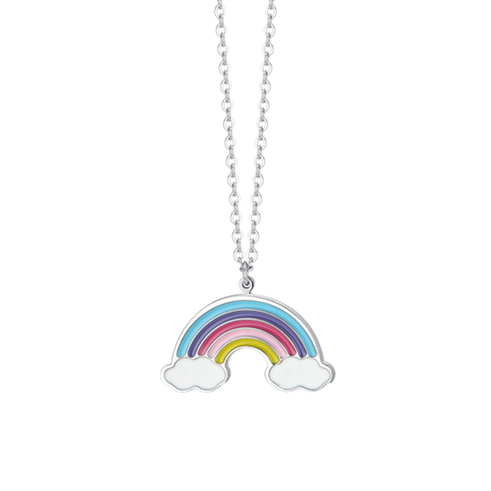 RAINBOW STEEL GIRL NECKLACE