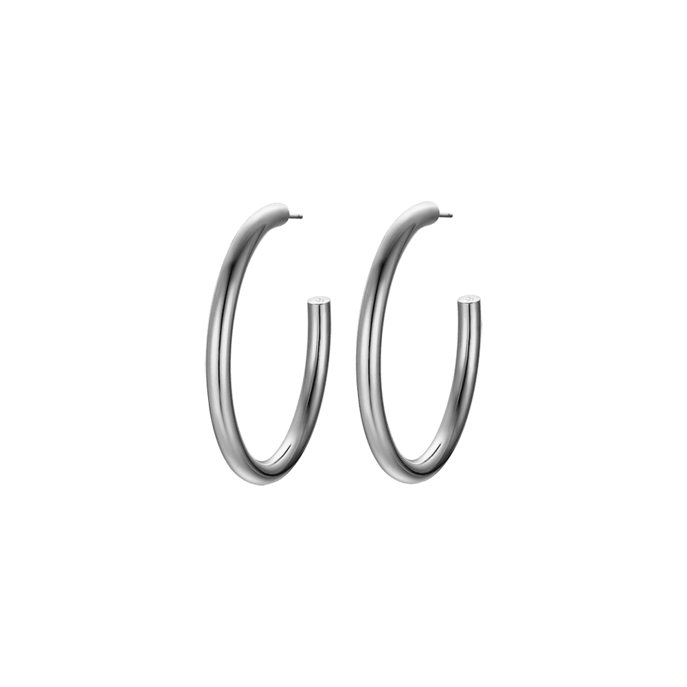 WOMEN'S STEEL HOOPS EARRINGS