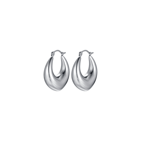 WOMEN'S STEEL HOOPS EARRINGS