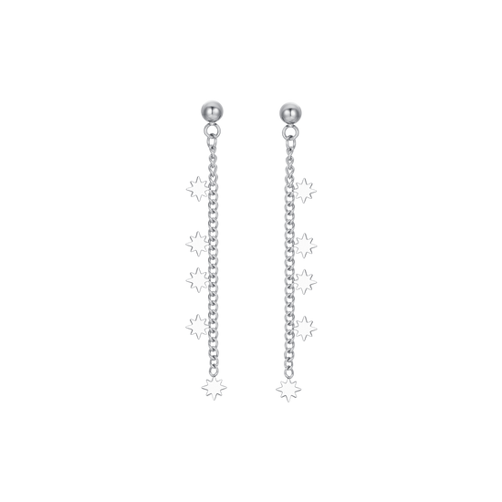 SISSI STARS STEEL LADIES EARRINGS