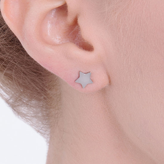 WOMEN'S STEEL STAR EARRINGS