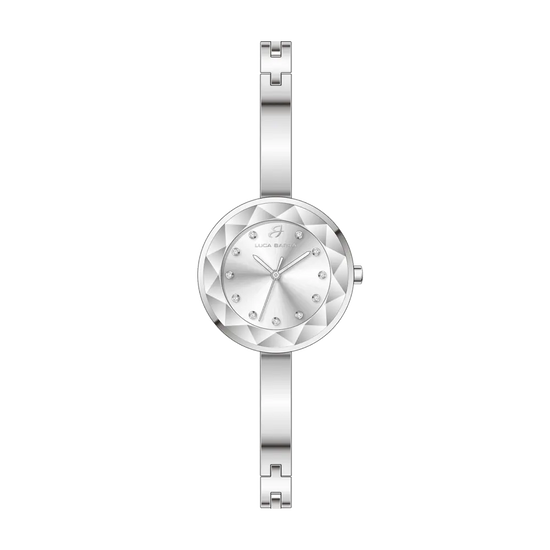 OROLOGIO DONNA IN ACCIAIO QUADRANTE BIANCO Luca Barra