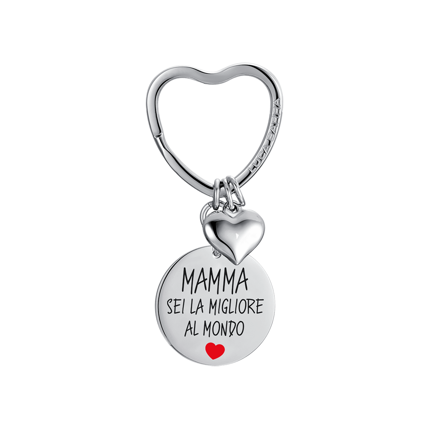 WOMEN'S STEEL KEYCHAIN MOM YOU'RE THE BEST IN THE WORLD