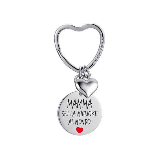 WOMEN'S STEEL KEYCHAIN MOM YOU'RE THE BEST IN THE WORLD