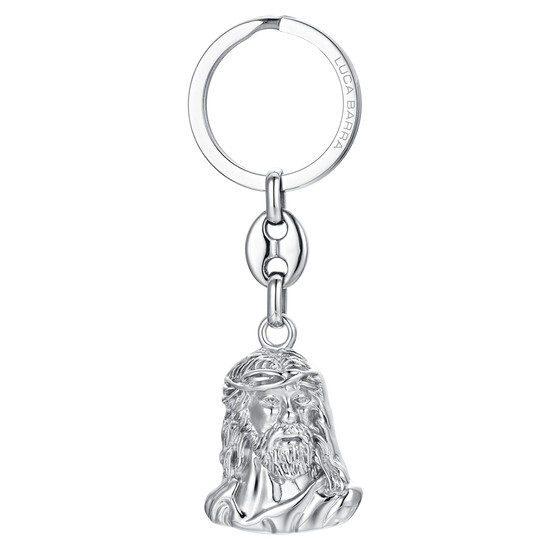 KEYCHAIN MAN STEEL HOLY FACE