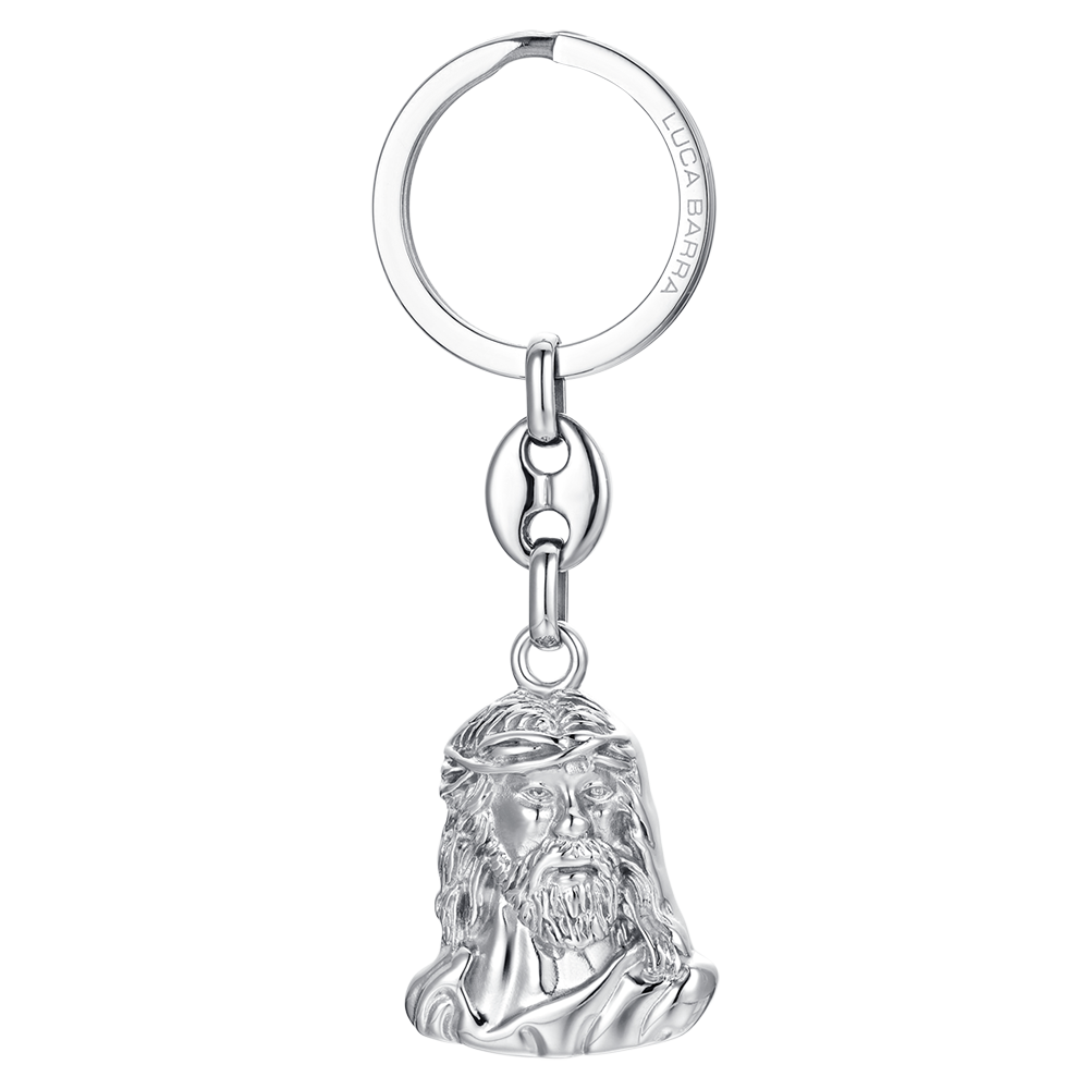 KEYCHAIN MAN STEEL HOLY FACE