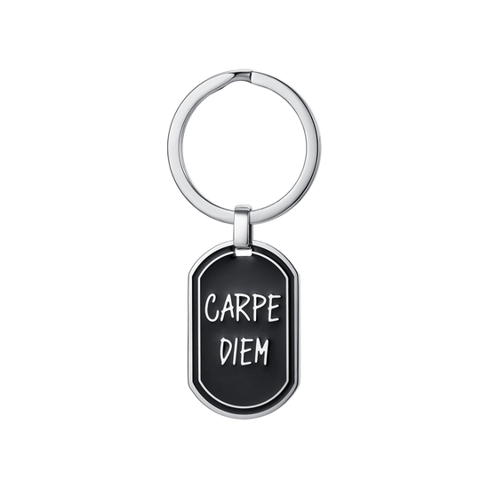 CARPE DIEM STEEL MEN'S KEY TAG Luca Barra