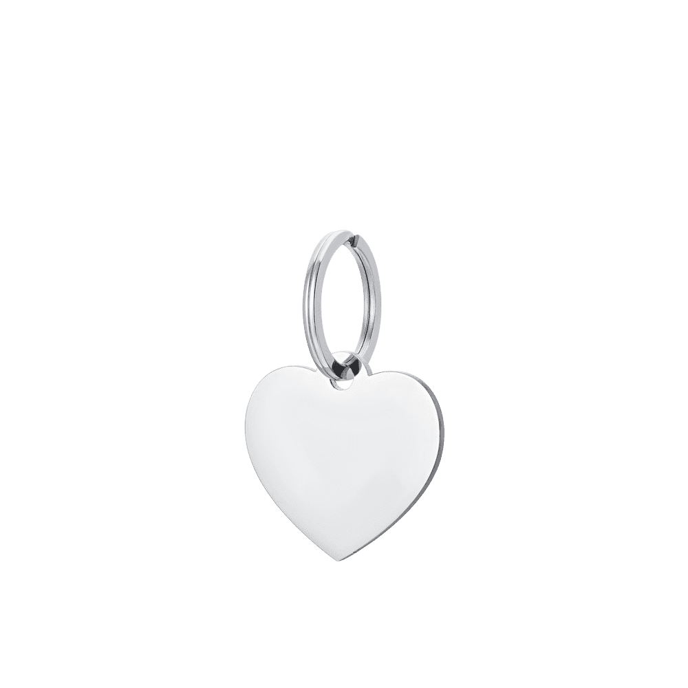 CUSTOMIZABLE DOG AND CAT HEART TAG