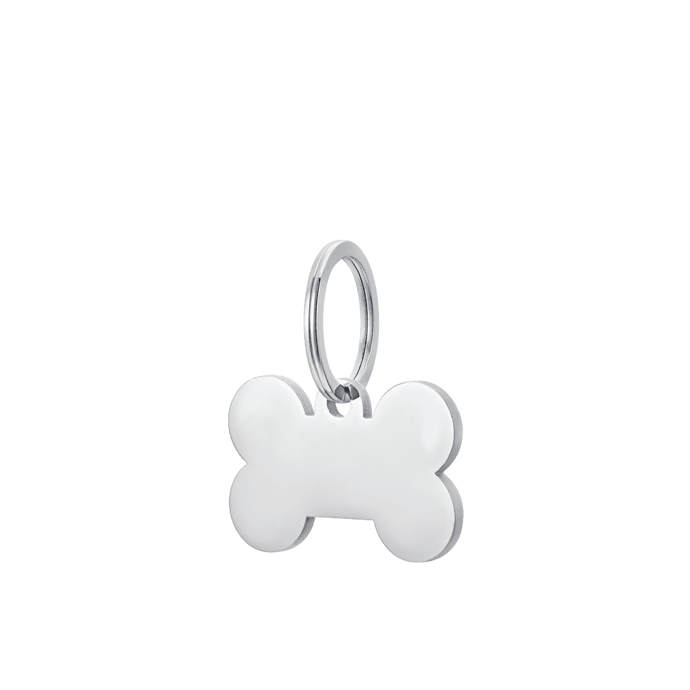 CUSTOMIZABLE DOG AND CAT BONE TAG